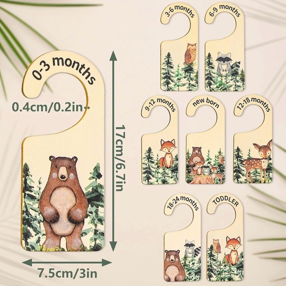 Baby wardrobe divider hangers - Picture 3 of 6